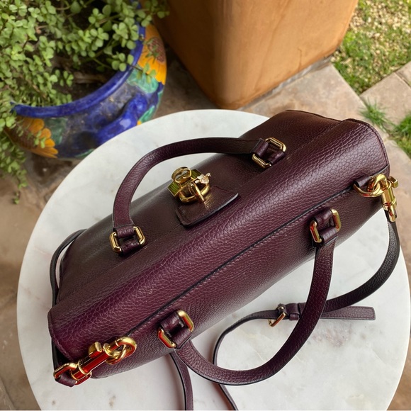 SOLD Dolce & Gabbana Flower Lock Lady Sicily Leather Bag - Picture 6 of 16